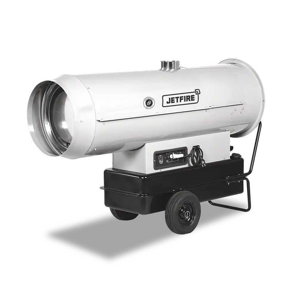 JETFIRE IP110, Indirect Fired Space Heater, 110kW Diesel w Electric Fan, 378,000 BTU, 15A, 240V