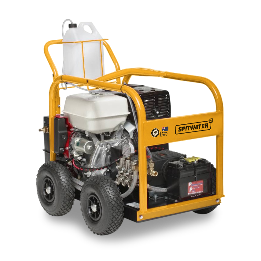 SPITWATER Cold Water, Belt Drive, 15LPM, 3630 PSI, GX390 Honda Petrol w Electric Start.