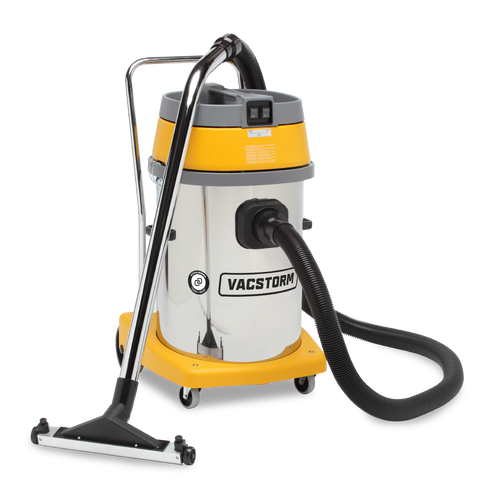 VACSTORM High Performance Wet/Dry Vacuum, 80L, 15A, 240V, SS